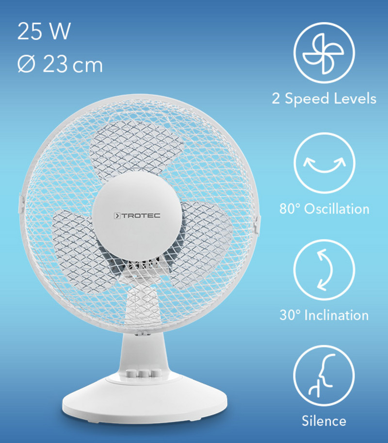 Table fan TVE 10 - white