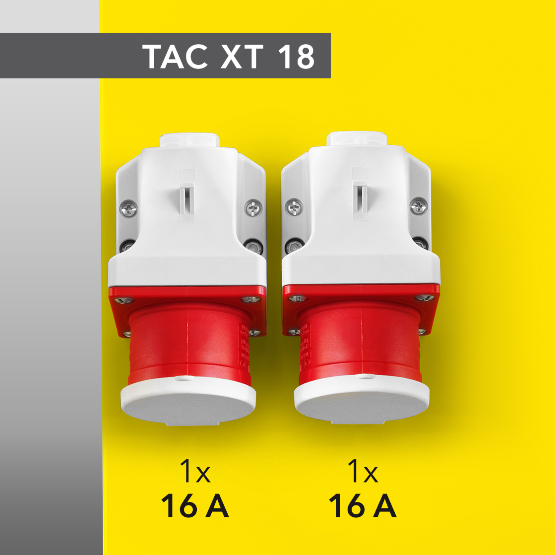 The TAC XT houses a clear control panel and easily accessible unit connectors