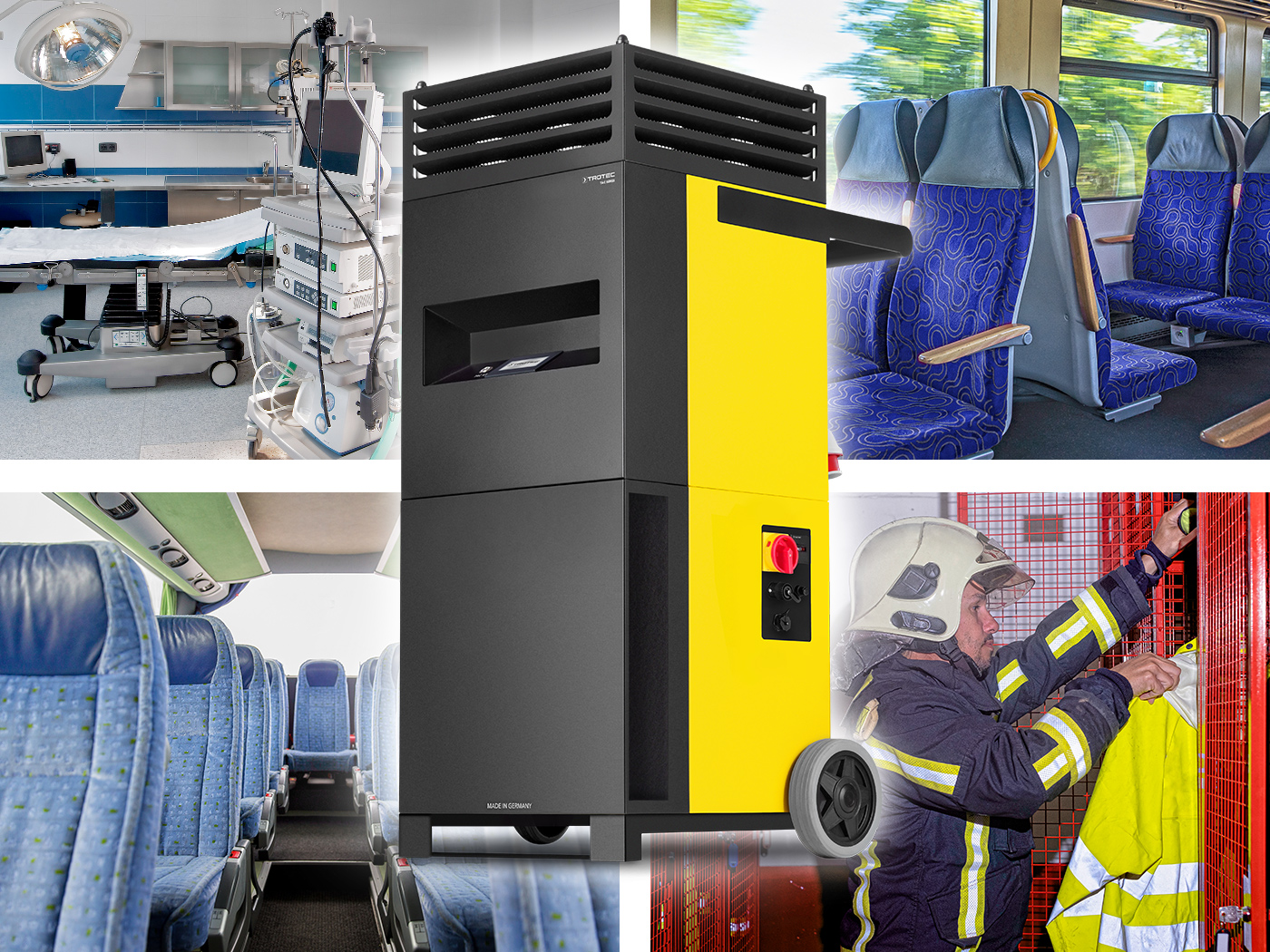 The TAC XT offers a wide range of applications for thermal decontamination