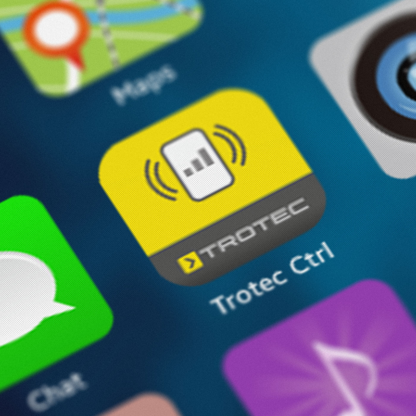 The Trotec Control app is available free of charge for Android and iOS