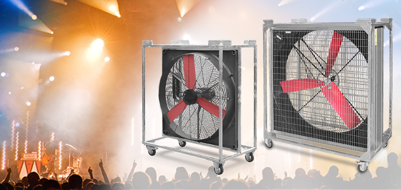 Theatrical ventilation for open-air events-Trotec