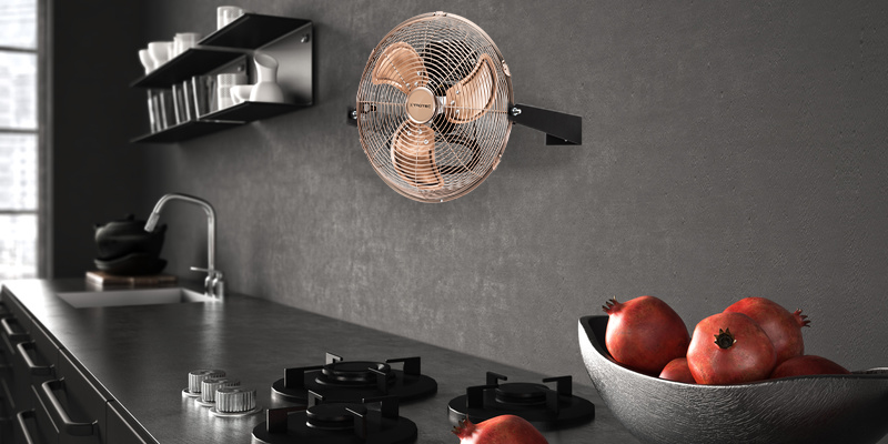 Turn your floor fan into a wall fan.