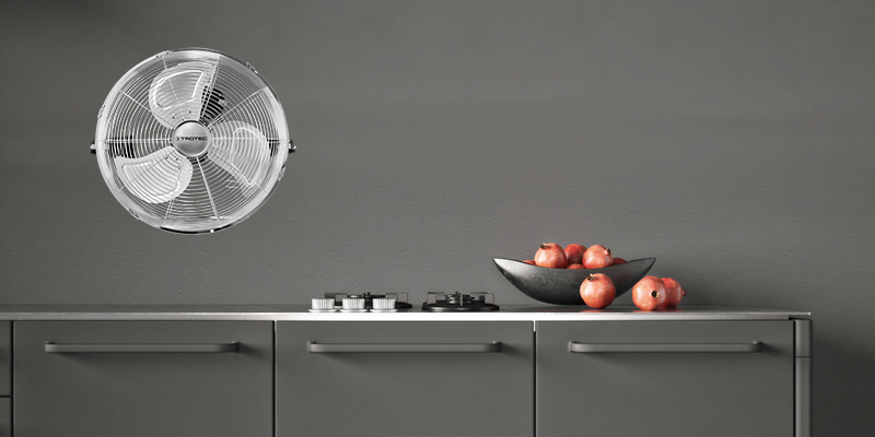 Turn your floor fan into a wall fan.
