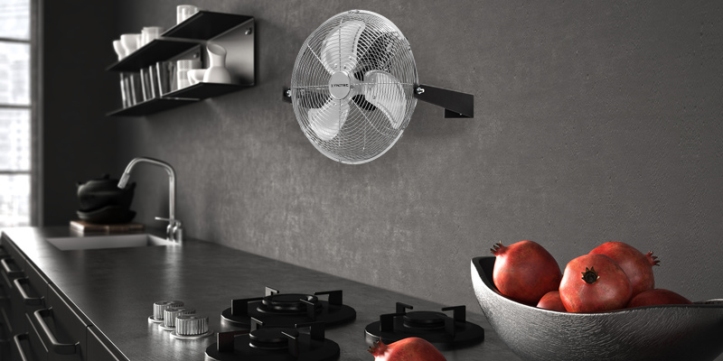 Turn your floor fan into a wall fan.