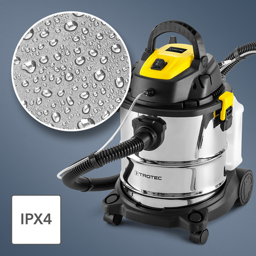 VC 1200W – protected against splash water by IPX4