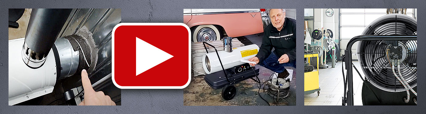 VIDEOS: Trotec oil heater blowers live in action