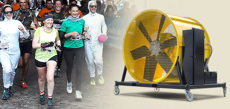 Wind machines for running events-Trotec